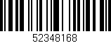 Código de barras (EAN, GTIN, SKU, ISBN): '52348168'