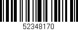 Código de barras (EAN, GTIN, SKU, ISBN): '52348170'