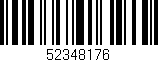 Código de barras (EAN, GTIN, SKU, ISBN): '52348176'