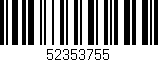 Código de barras (EAN, GTIN, SKU, ISBN): '52353755'