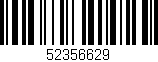 Código de barras (EAN, GTIN, SKU, ISBN): '52356629'