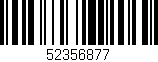 Código de barras (EAN, GTIN, SKU, ISBN): '52356877'