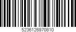 Código de barras (EAN, GTIN, SKU, ISBN): '5236126970810'