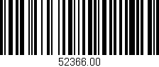 Código de barras (EAN, GTIN, SKU, ISBN): '52366.00'