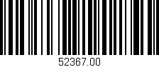 Código de barras (EAN, GTIN, SKU, ISBN): '52367.00'