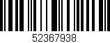 Código de barras (EAN, GTIN, SKU, ISBN): '52367938'