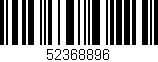 Código de barras (EAN, GTIN, SKU, ISBN): '52368896'