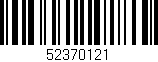 Código de barras (EAN, GTIN, SKU, ISBN): '52370121'