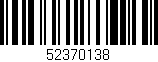 Código de barras (EAN, GTIN, SKU, ISBN): '52370138'