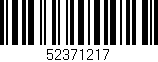 Código de barras (EAN, GTIN, SKU, ISBN): '52371217'