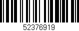 Código de barras (EAN, GTIN, SKU, ISBN): '52376919'