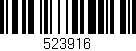 Código de barras (EAN, GTIN, SKU, ISBN): '523916'
