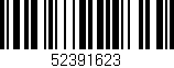 Código de barras (EAN, GTIN, SKU, ISBN): '52391623'