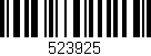 Código de barras (EAN, GTIN, SKU, ISBN): '523925'