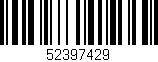 Código de barras (EAN, GTIN, SKU, ISBN): '52397429'