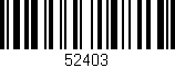 Código de barras (EAN, GTIN, SKU, ISBN): '52403'