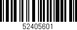 Código de barras (EAN, GTIN, SKU, ISBN): '52405601'