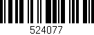 Código de barras (EAN, GTIN, SKU, ISBN): '524077'
