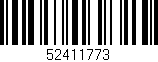 Código de barras (EAN, GTIN, SKU, ISBN): '52411773'