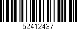 Código de barras (EAN, GTIN, SKU, ISBN): '52412437'