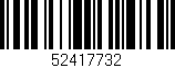 Código de barras (EAN, GTIN, SKU, ISBN): '52417732'