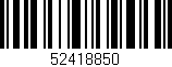 Código de barras (EAN, GTIN, SKU, ISBN): '52418850'