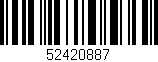 Código de barras (EAN, GTIN, SKU, ISBN): '52420887'
