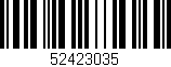 Código de barras (EAN, GTIN, SKU, ISBN): '52423035'