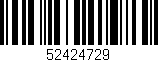 Código de barras (EAN, GTIN, SKU, ISBN): '52424729'