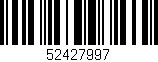 Código de barras (EAN, GTIN, SKU, ISBN): '52427997'