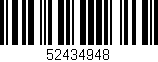 Código de barras (EAN, GTIN, SKU, ISBN): '52434948'