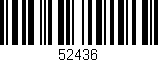 Código de barras (EAN, GTIN, SKU, ISBN): '52436'