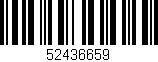 Código de barras (EAN, GTIN, SKU, ISBN): '52436659'