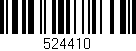 Código de barras (EAN, GTIN, SKU, ISBN): '524410'