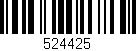 Código de barras (EAN, GTIN, SKU, ISBN): '524425'