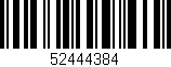 Código de barras (EAN, GTIN, SKU, ISBN): '52444384'