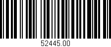 Código de barras (EAN, GTIN, SKU, ISBN): '52445.00'