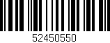 Código de barras (EAN, GTIN, SKU, ISBN): '52450550'