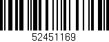 Código de barras (EAN, GTIN, SKU, ISBN): '52451169'