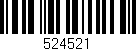 Código de barras (EAN, GTIN, SKU, ISBN): '524521'