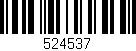 Código de barras (EAN, GTIN, SKU, ISBN): '524537'