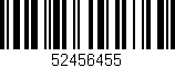 Código de barras (EAN, GTIN, SKU, ISBN): '52456455'