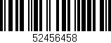 Código de barras (EAN, GTIN, SKU, ISBN): '52456458'