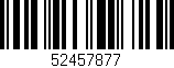 Código de barras (EAN, GTIN, SKU, ISBN): '52457877'