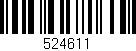 Código de barras (EAN, GTIN, SKU, ISBN): '524611'
