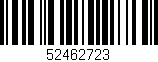 Código de barras (EAN, GTIN, SKU, ISBN): '52462723'