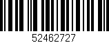 Código de barras (EAN, GTIN, SKU, ISBN): '52462727'