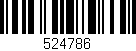 Código de barras (EAN, GTIN, SKU, ISBN): '524786'