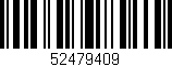 Código de barras (EAN, GTIN, SKU, ISBN): '52479409'