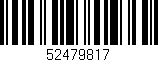 Código de barras (EAN, GTIN, SKU, ISBN): '52479817'